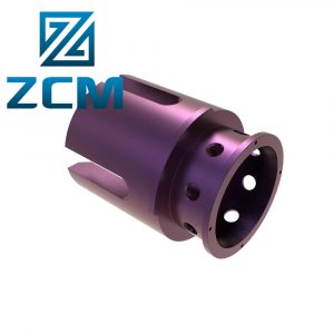 Custom made CNC machined mini small aluminum metal Flashlight lightsaber housing case adapter
