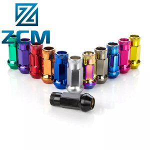 Professional CNC Machining Racing Extended Custom Locking Lug Nuts