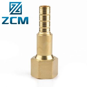 Shenzhen high precision metal CNC turning Brass shaft machining